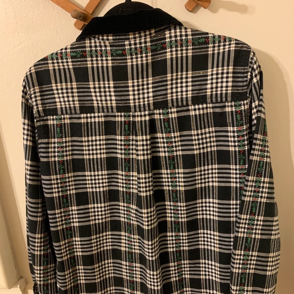 Basic Editions Holiday Button Down - vintage - Picture 3 of 3